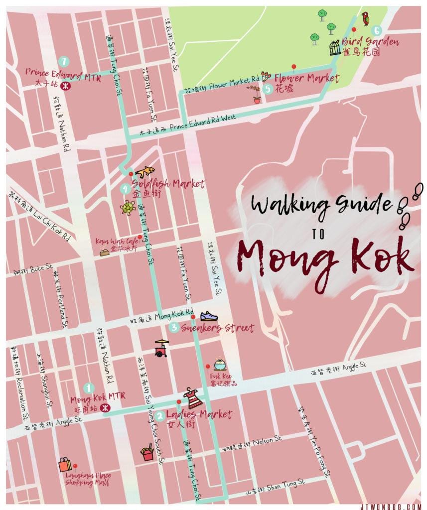 ನಕ್ಷೆ Mong Kok ಹಾಂಗ್ ಕಾಂಗ್