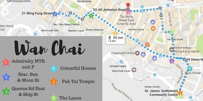 ನಕ್ಷೆ Wanchai ಹಾಂಗ್ ಕಾಂಗ್