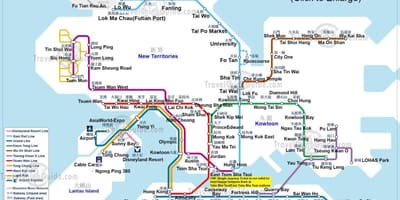 ನಕ್ಷೆ MTR hk